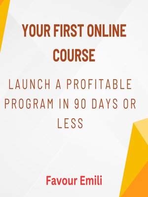 cover image of Your First Online Course